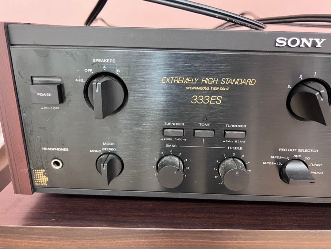 SONY 333ES アンプ EXTREME HIGH SENSITIVITY - メルカリ