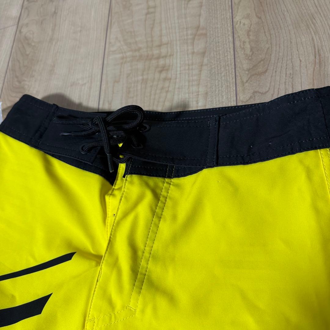 FIED フィジーク用サーフパンツ イエロー ストライプ