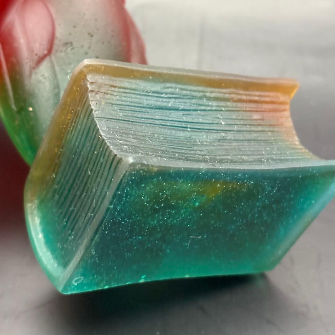 フクロウ 置物 クリスタルガラス ドームフランス オブジェ パートド