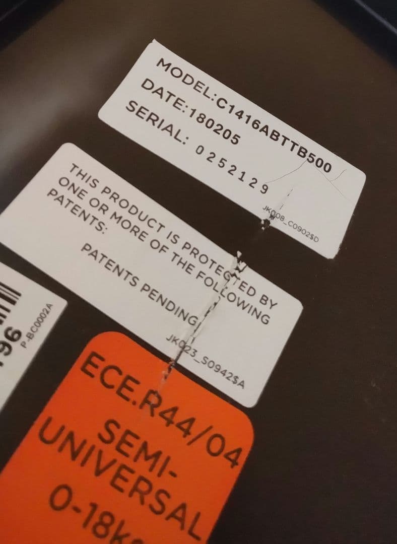 【美品】Joie ジョイー車用チャイルドシートArc360° アーク ブラック