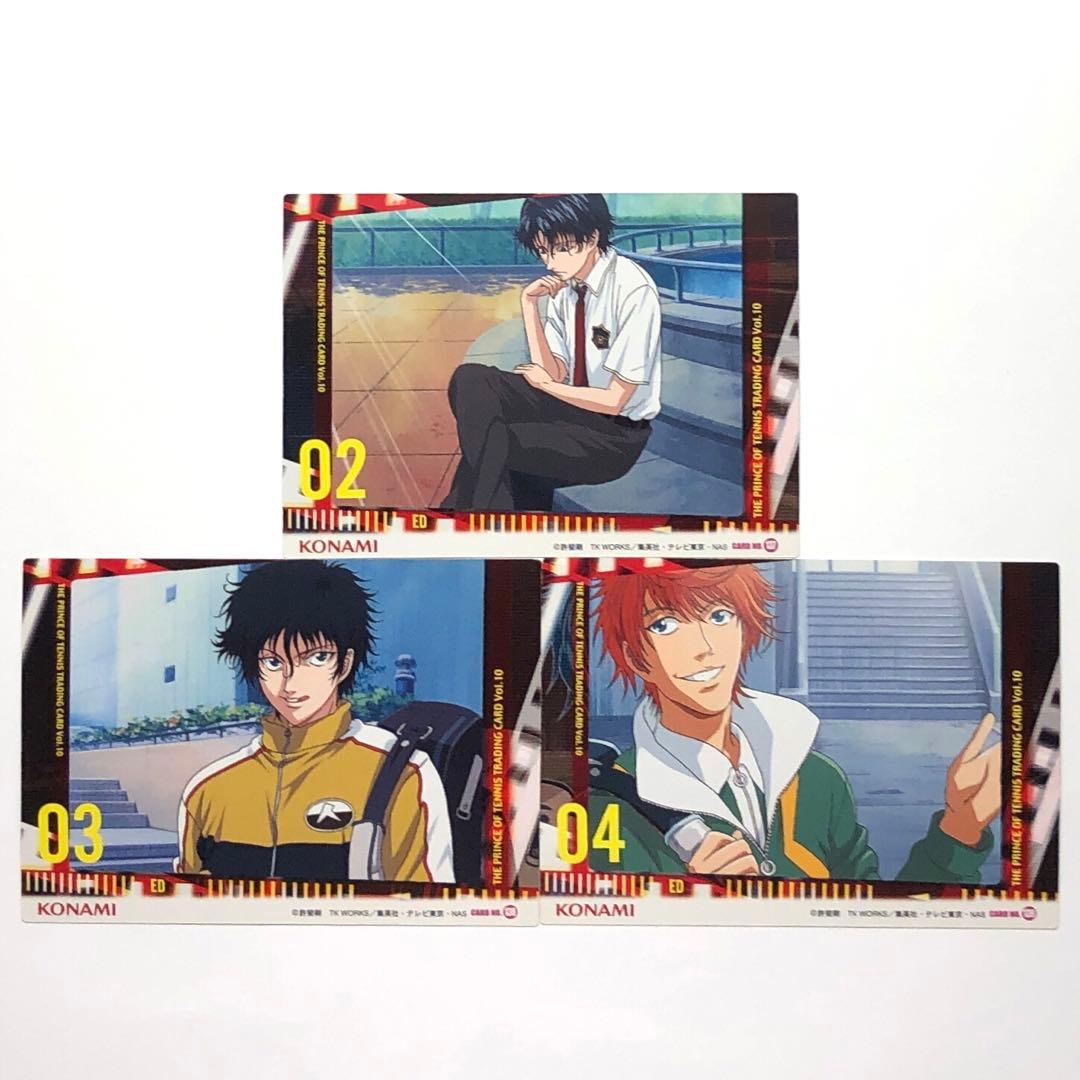 青学】テニスの王子様 越前リョーマ 手塚 不二 他 OPカードセット 8枚