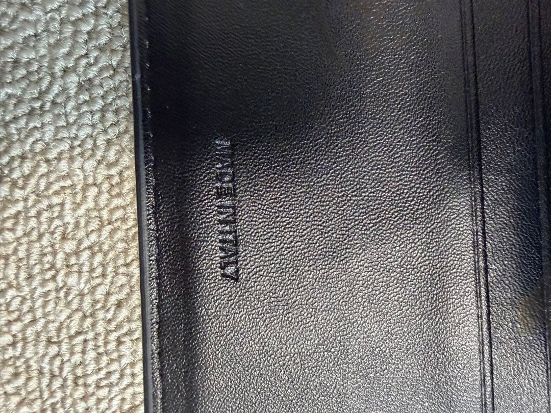 CELINE ブラック 三つ折り財布 トリンオフ