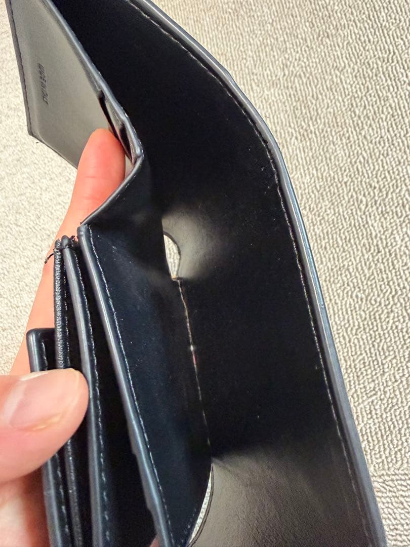 CELINE ブラック 三つ折り財布 トリンオフ