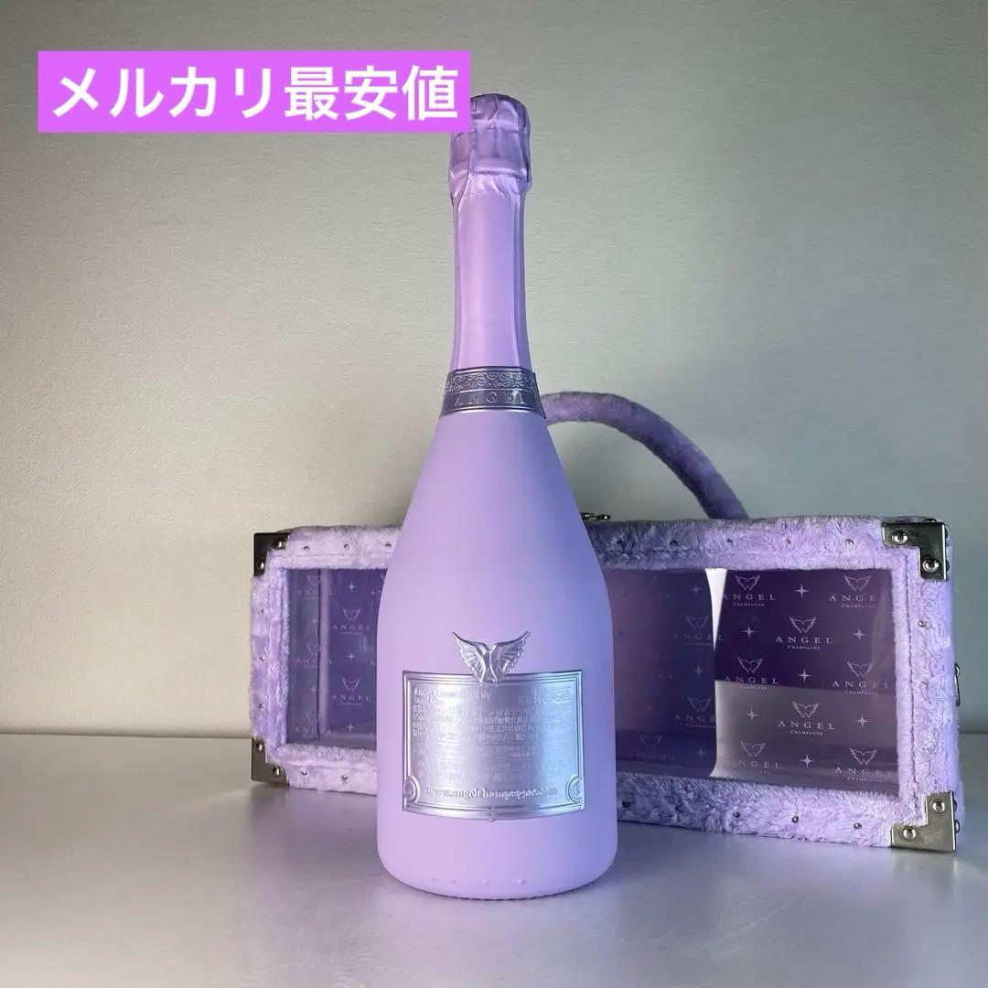 エンジェルシャンパンハロウィンパープルドゥミセックロゼ箱付きケース