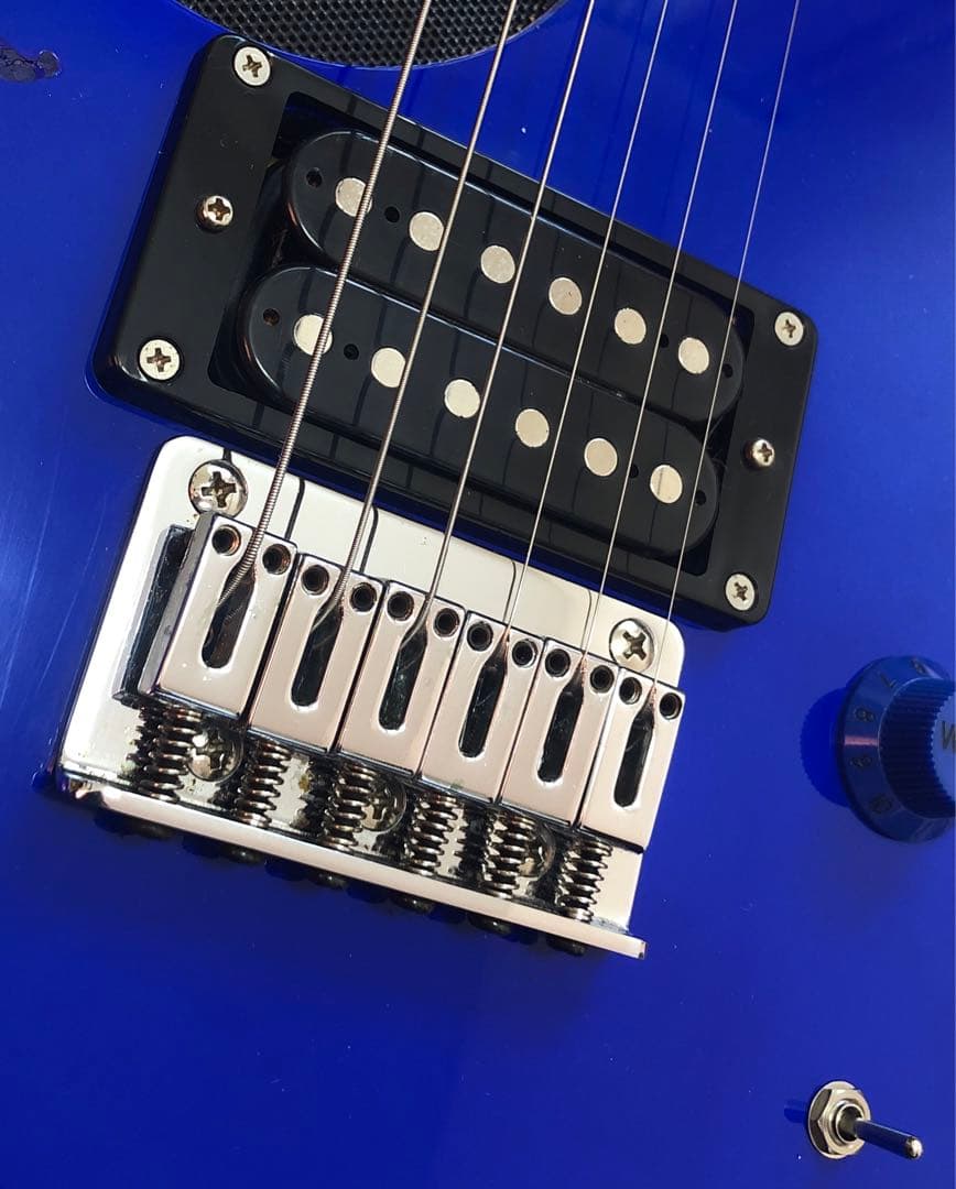 【美品】ZO-3 ブルー アンプ内蔵ミニギター ヘッドフォン端子付 ぞうさん