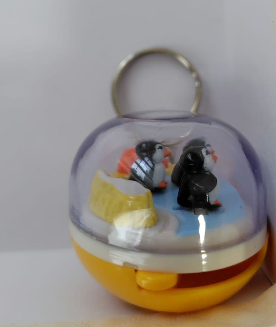 キーホルダー　レトロ　当時物　レア　ペンギン　ポケットクリッター