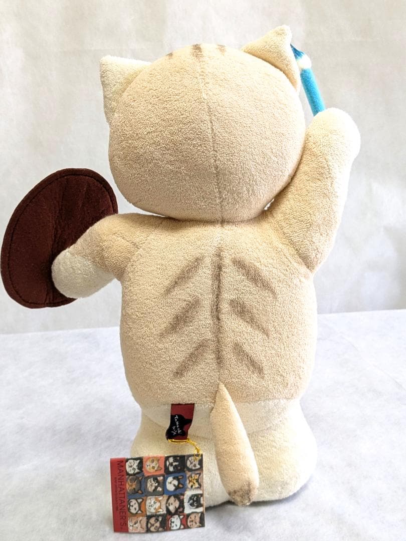 マンハッタナーズ　猫　絵描き　ぬいぐるみ　インテリア　レトロ　レア品