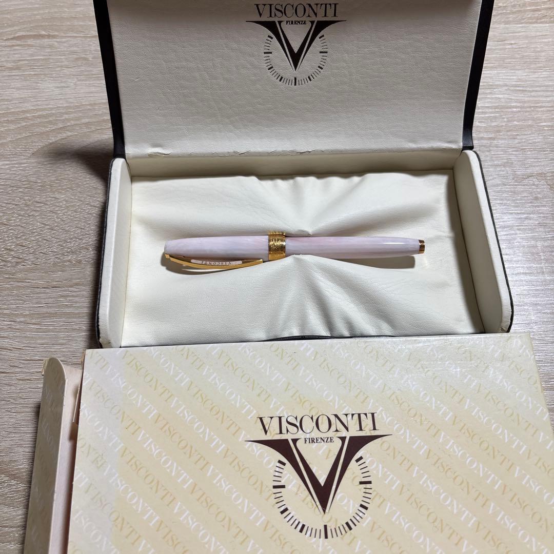 VISCONTI ピンク 万年筆 ビスコンティ ヴァンゴッホコレクション 花咲く桃の木 万年筆 Visconti
