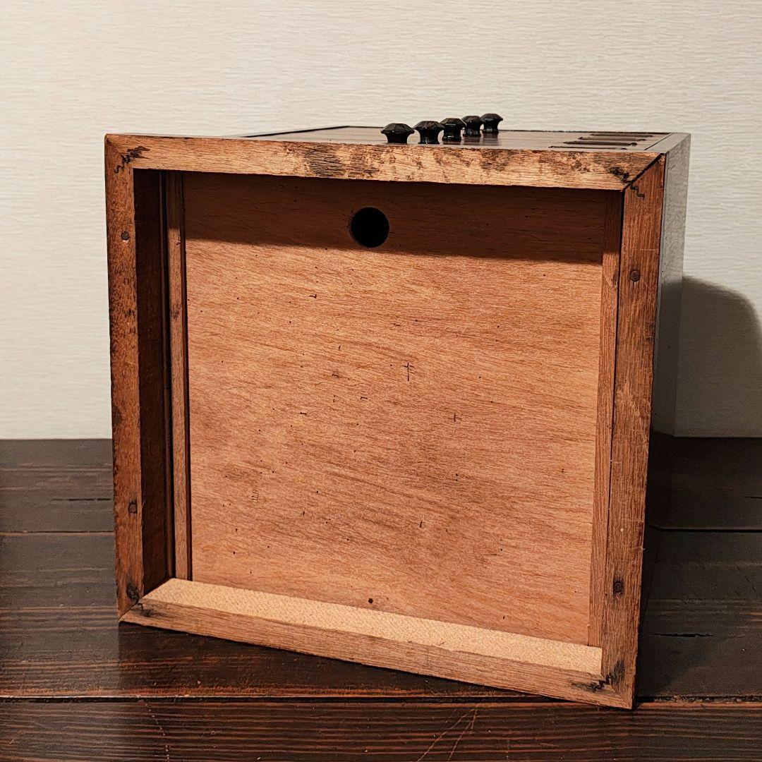 小引き出し5杯 小抽斗 昭和レトロ 木箱 古家具
