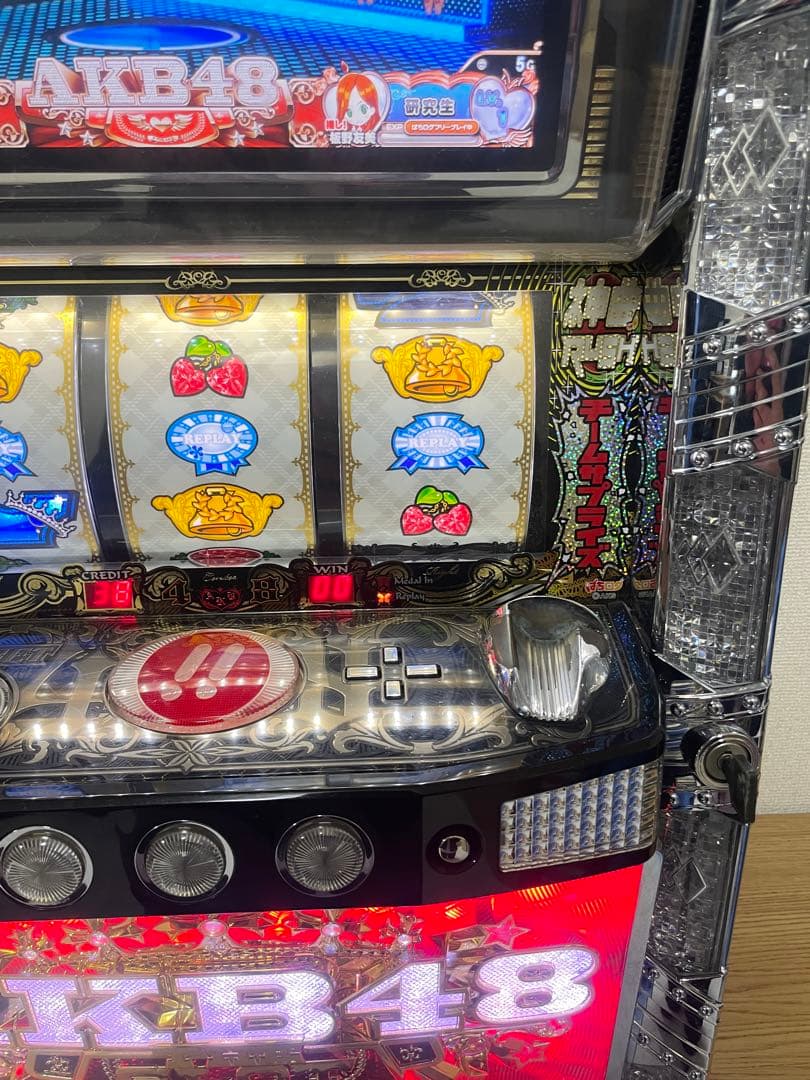 KYORAKU ぱちスロAKB48 5号機 パチスロ実機 京楽 コイン不要機