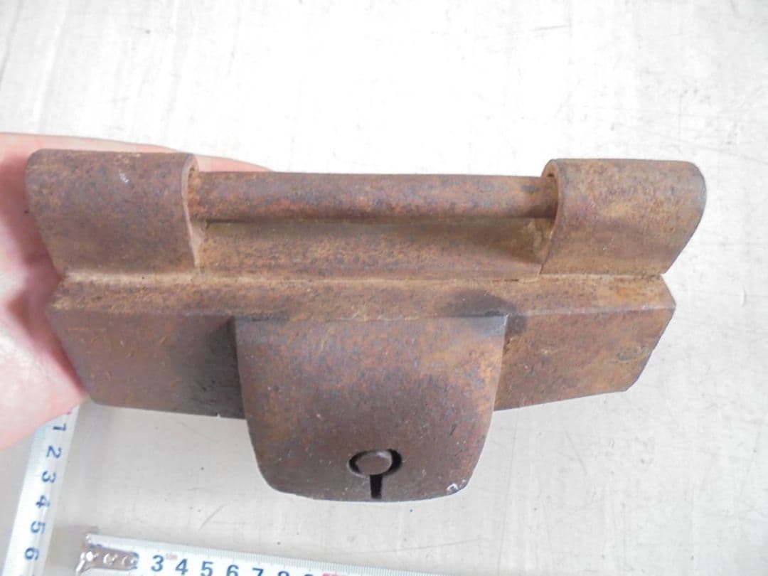 AKa6721 因州住 清久作 日本四大錠の一つ 因幡錠 鍵