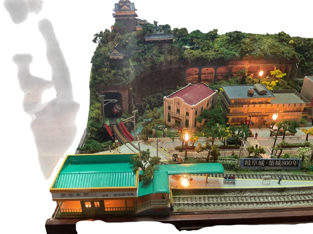 【超希少・一点物】岐阜城 築城800年記念 鉄道ジオラマ　Nゲージ　TOMIX