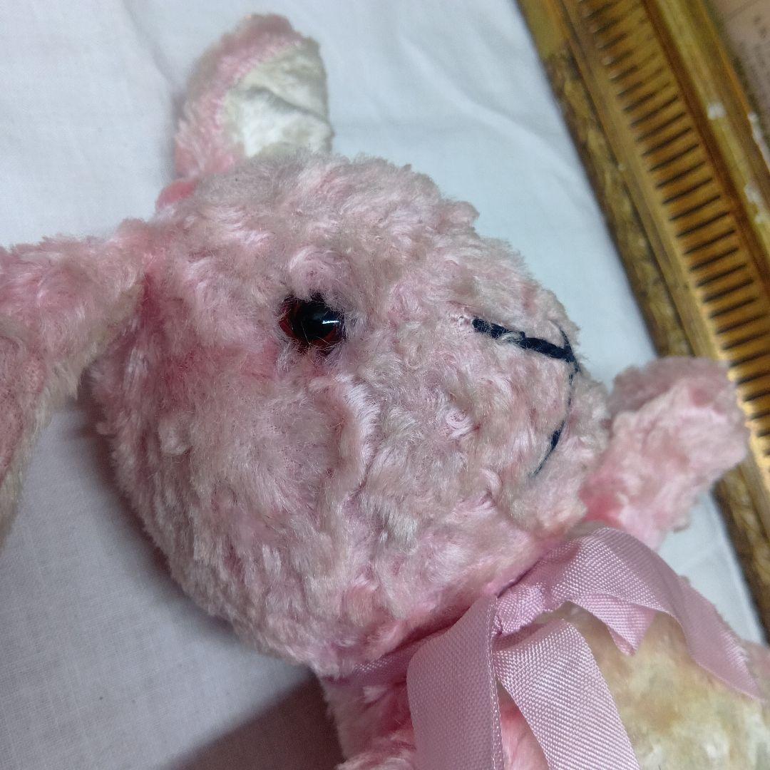 ♥イギリスからやって来たピンクの可愛いウサギさん　アンティーク　ラビット♥