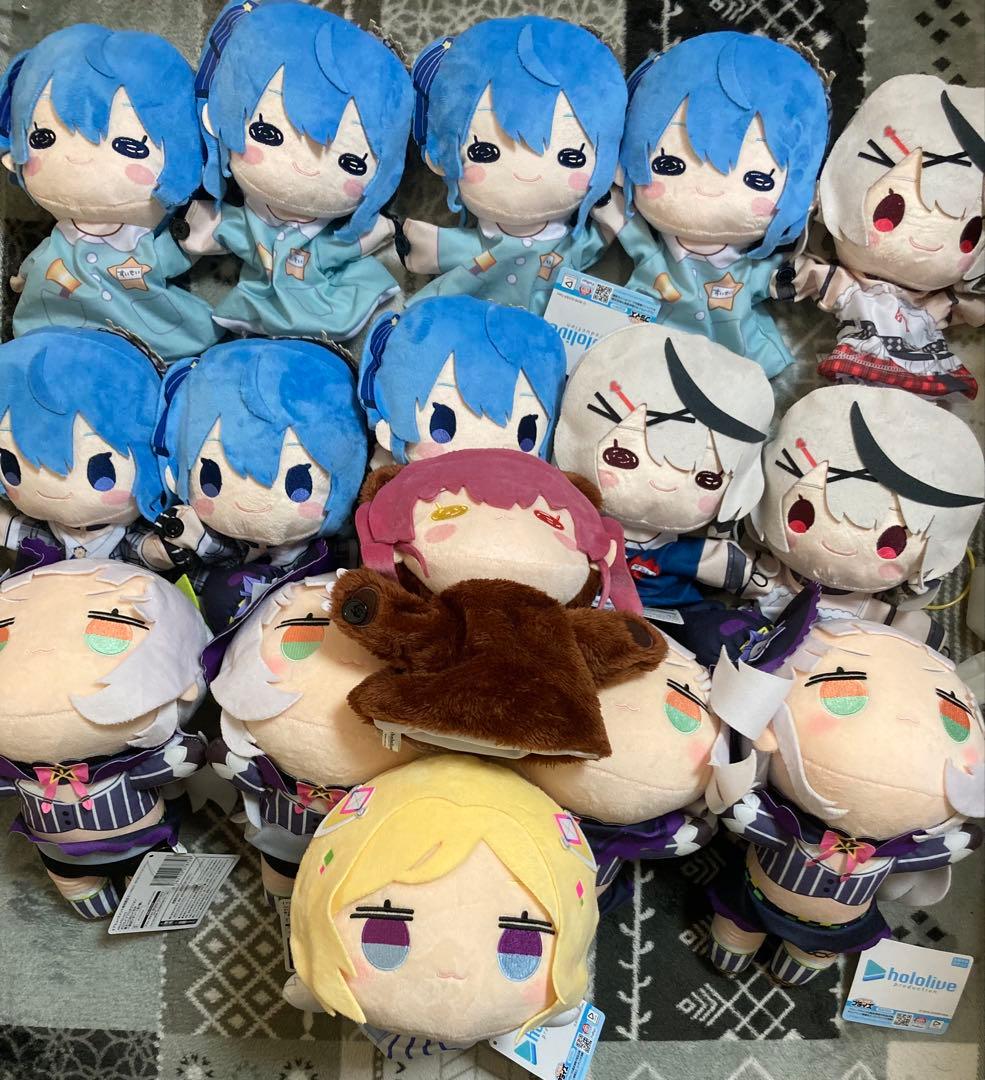ホロライブ 星街すいせい クロエ シオン 宝鐘マリン アキ パペット ぬいぐるみ