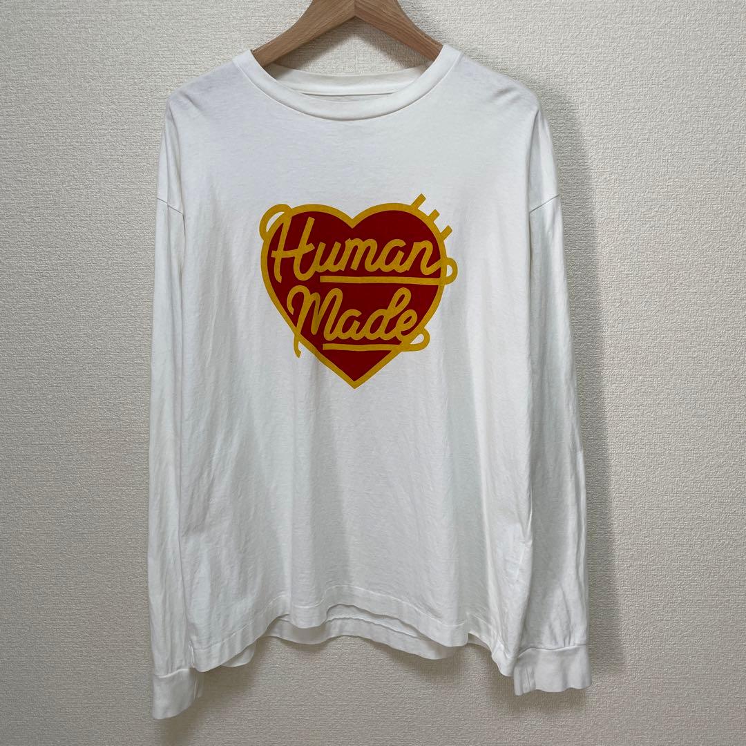 HUMANMADE ロングtシャツホワイトXL