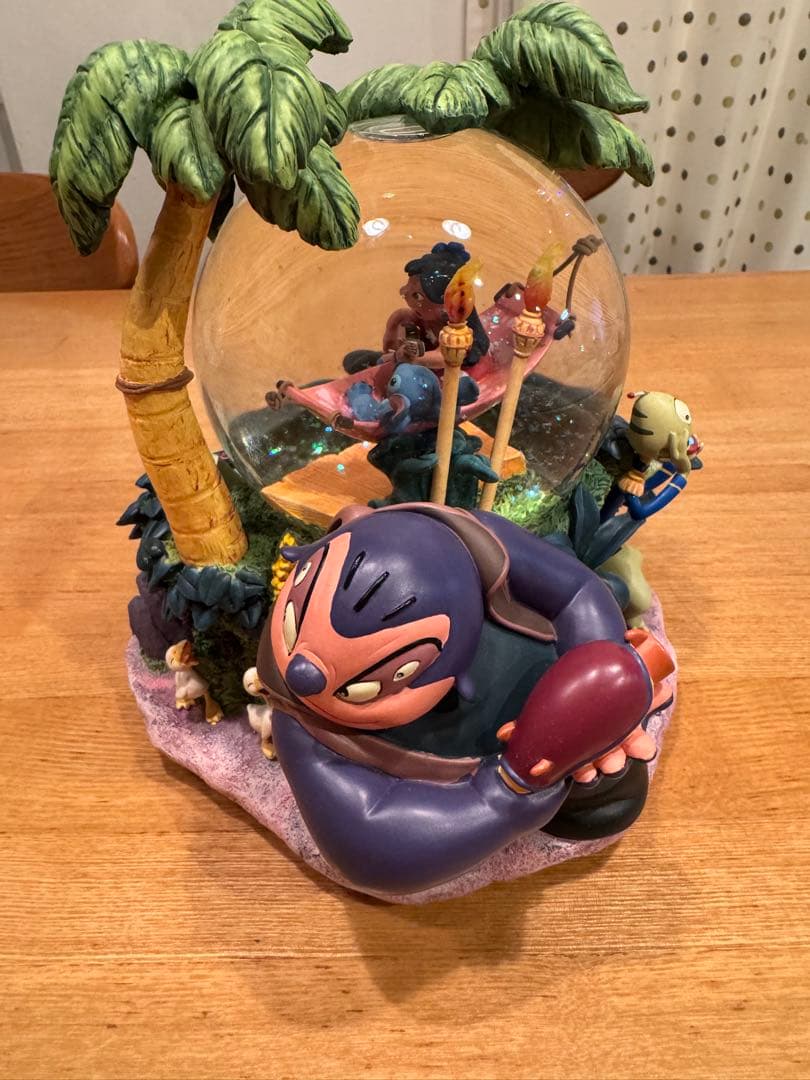 リロ&スティッチ スノードーム オルゴール