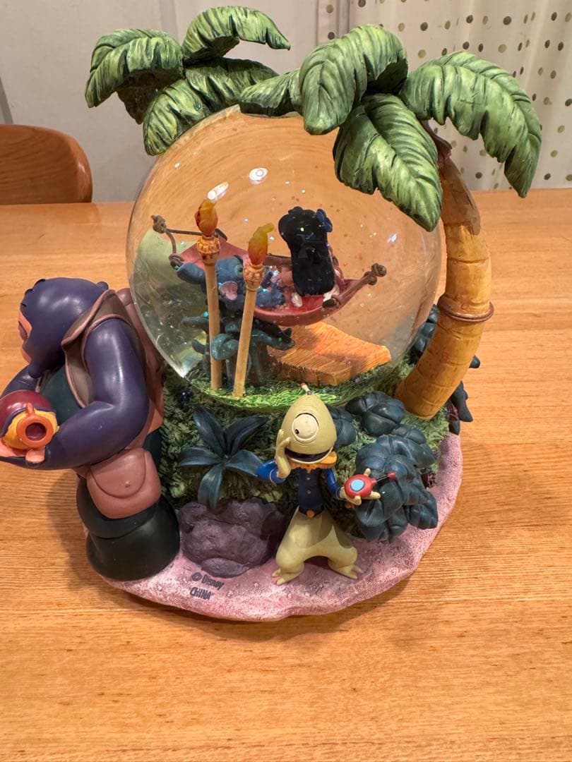 リロ&スティッチ スノードーム オルゴール