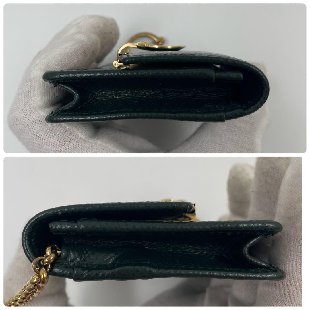 【希少色 極美品】フェラガモ ガンチーニ カードケース ケース キーリング