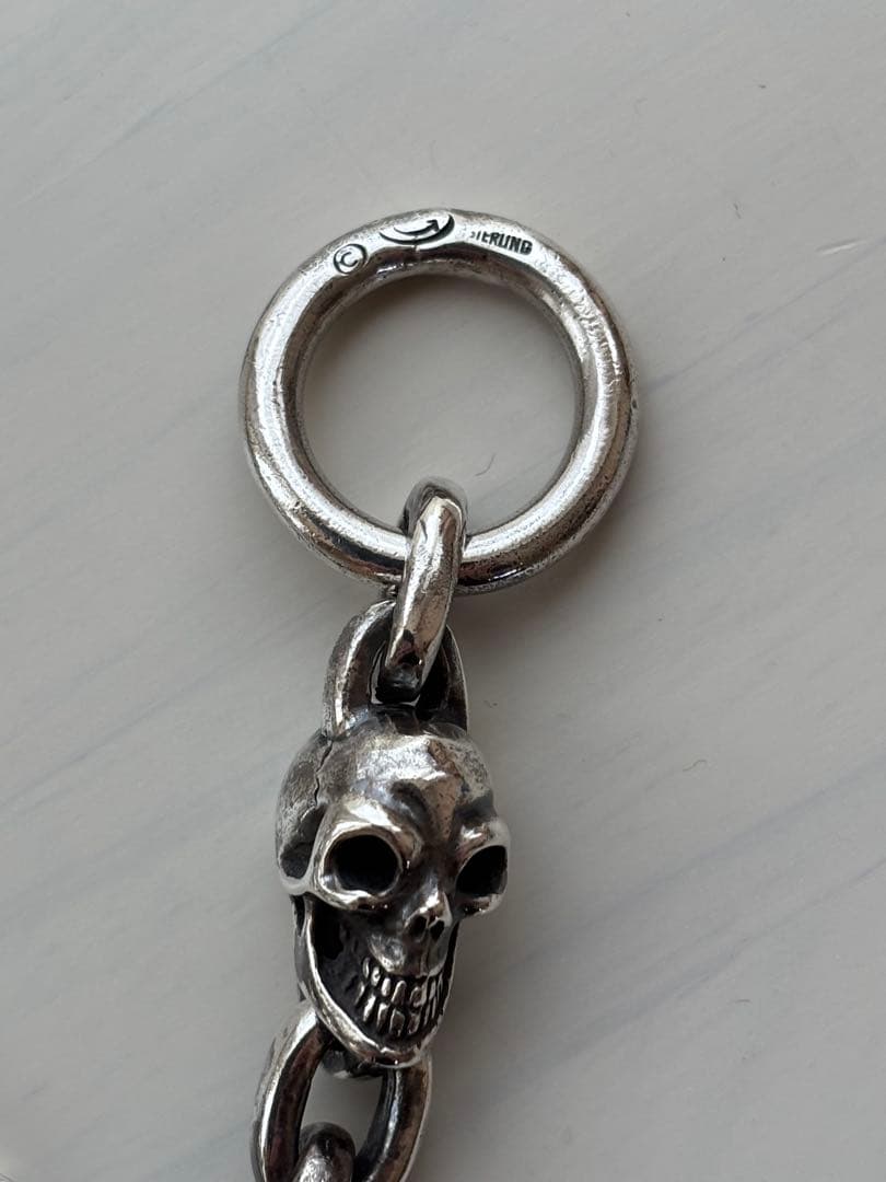 ガボール　ガボラトリー　生前2スカル　スモールオーバルリンクブレスレット