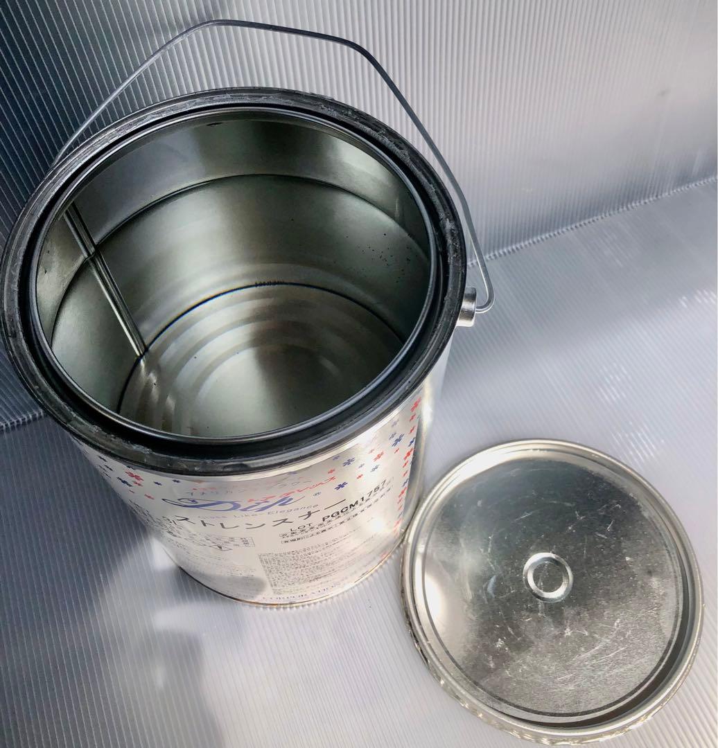 アメリカンフラワー　油性ストレンスナー3L以上入っている1缶　取手付き　お得