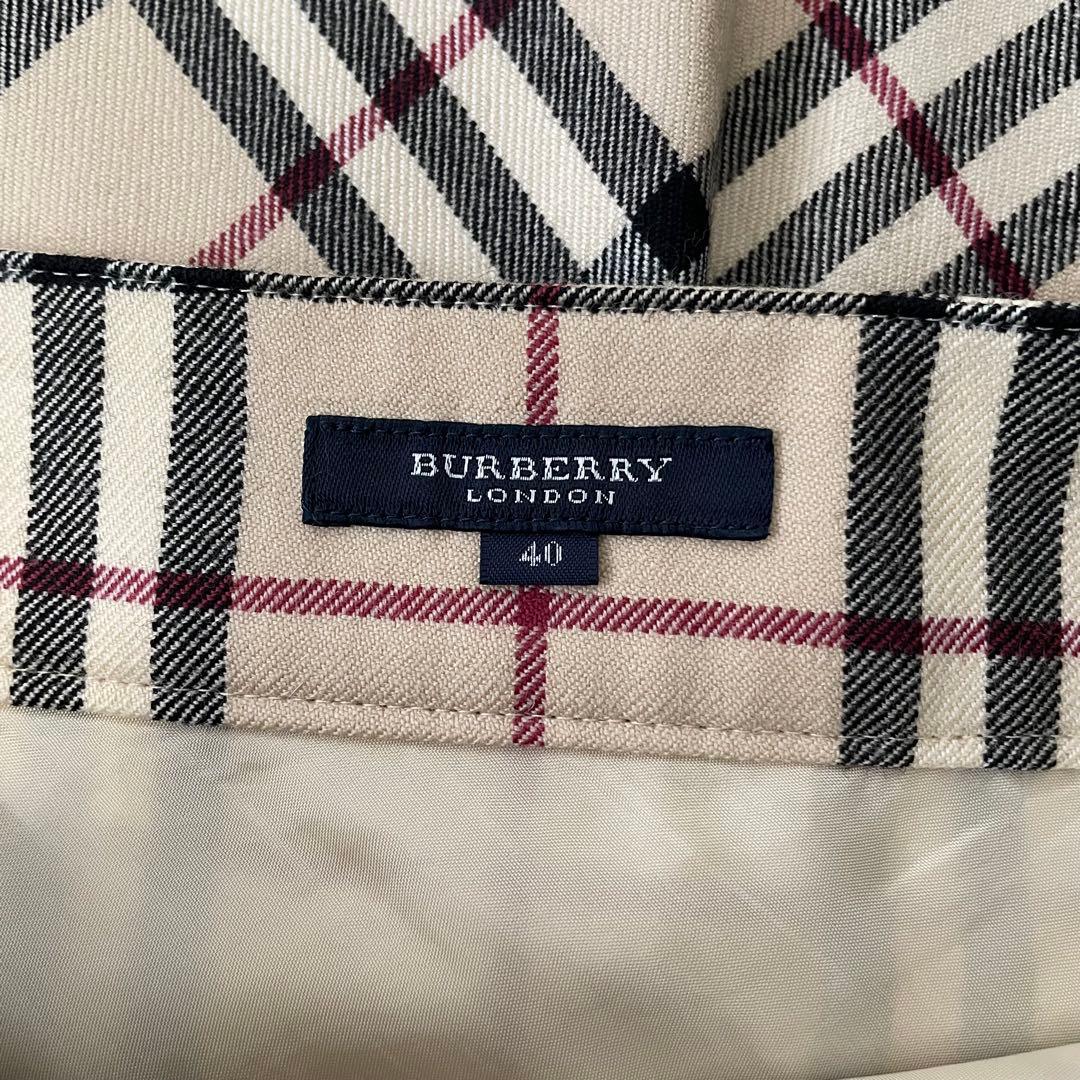 【田中 野夫 】BURBERRY LONDON ノバチェック スカート