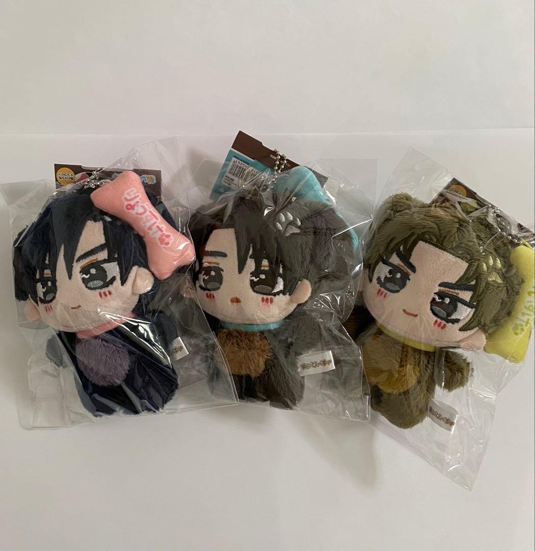 頭文字D◇ぬいぴ〜す◇3体セット◇はらぺこわんこ◇