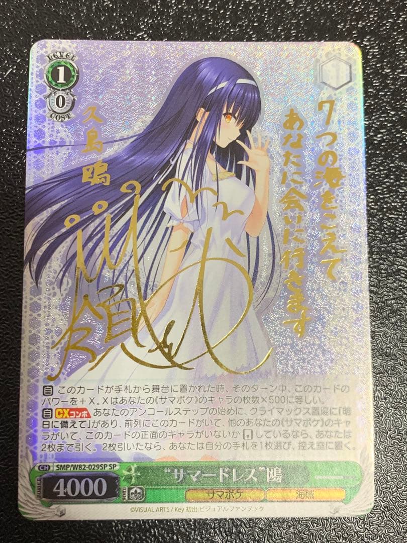 ヴァイスサマードレス鴎SP サイン サマポケ