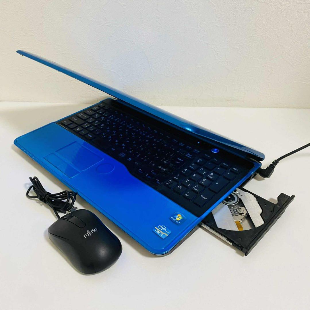 Y976 富士通ノートパソコンWEBカメラi7高速SSDサクサクWindow11