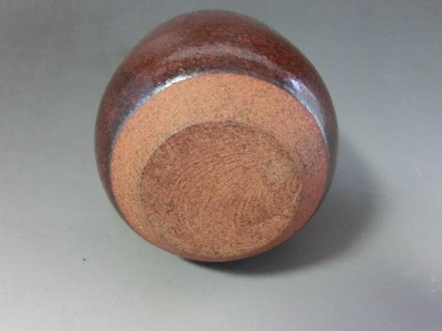 茶入れ□六祖「有祥作」茶入 桐共箱付き 棗 茶瓶 お