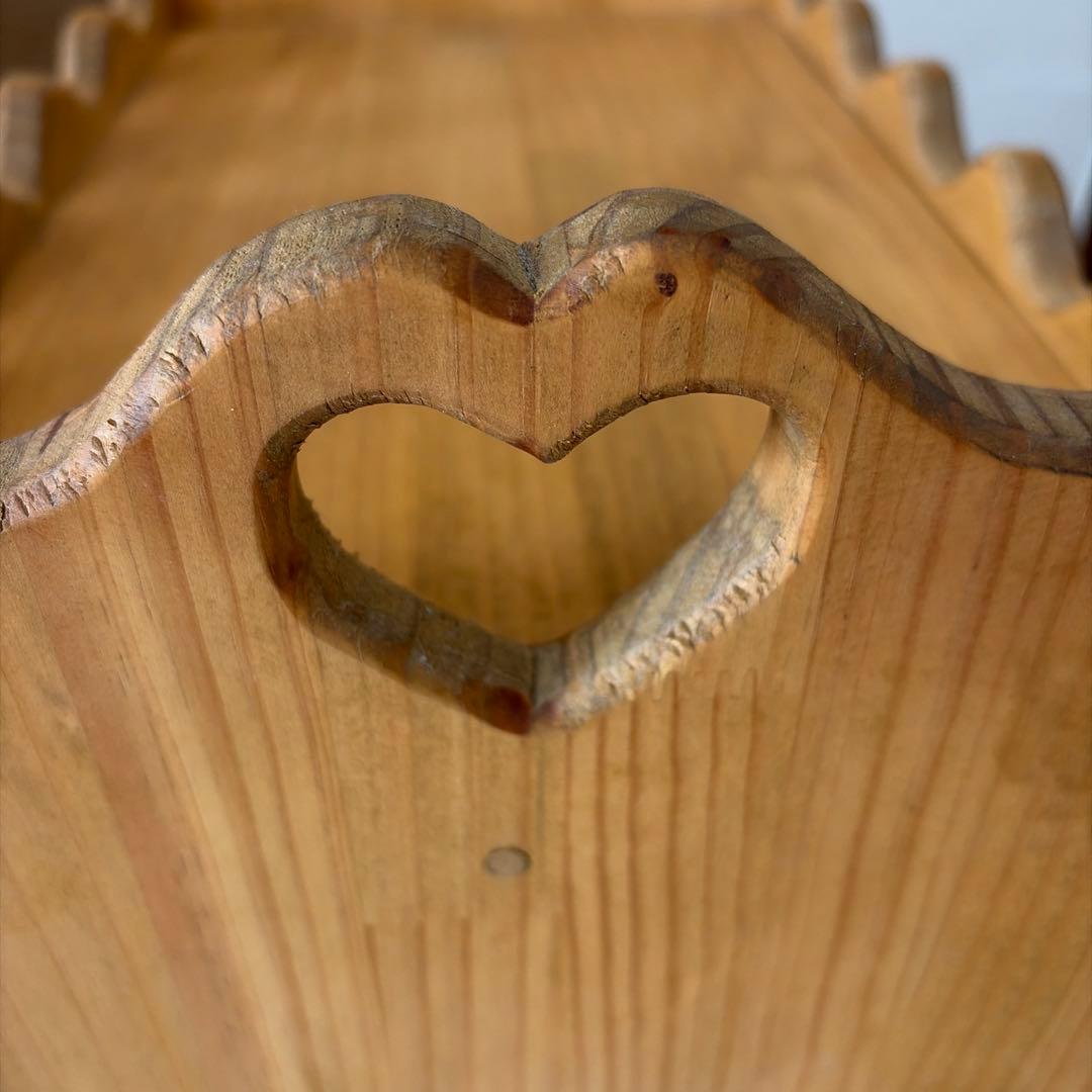 カントリー家具 木製 ハート - メルカリ