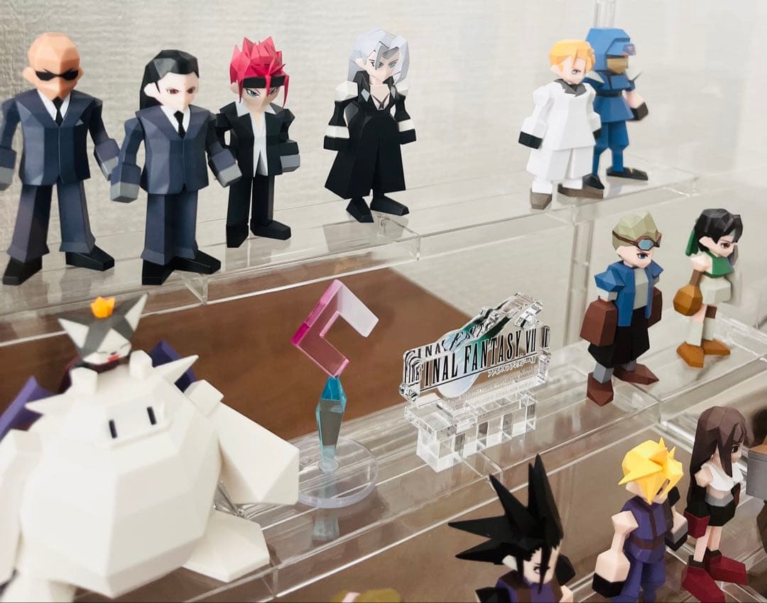 FF7 一番くじ ポリゴンフィギュア D賞 G賞コンプリートセット