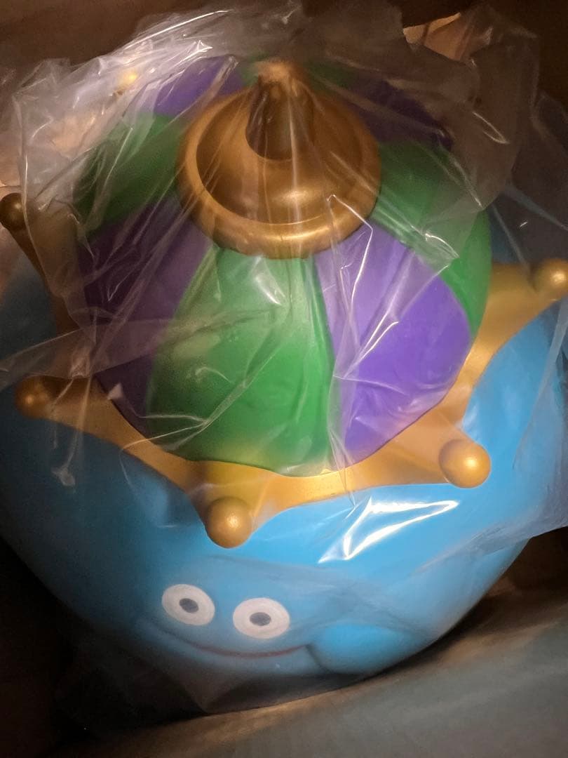 ドラクエ おおきなフィギュア キングスライム 割れちゃう貯金箱 つぼ