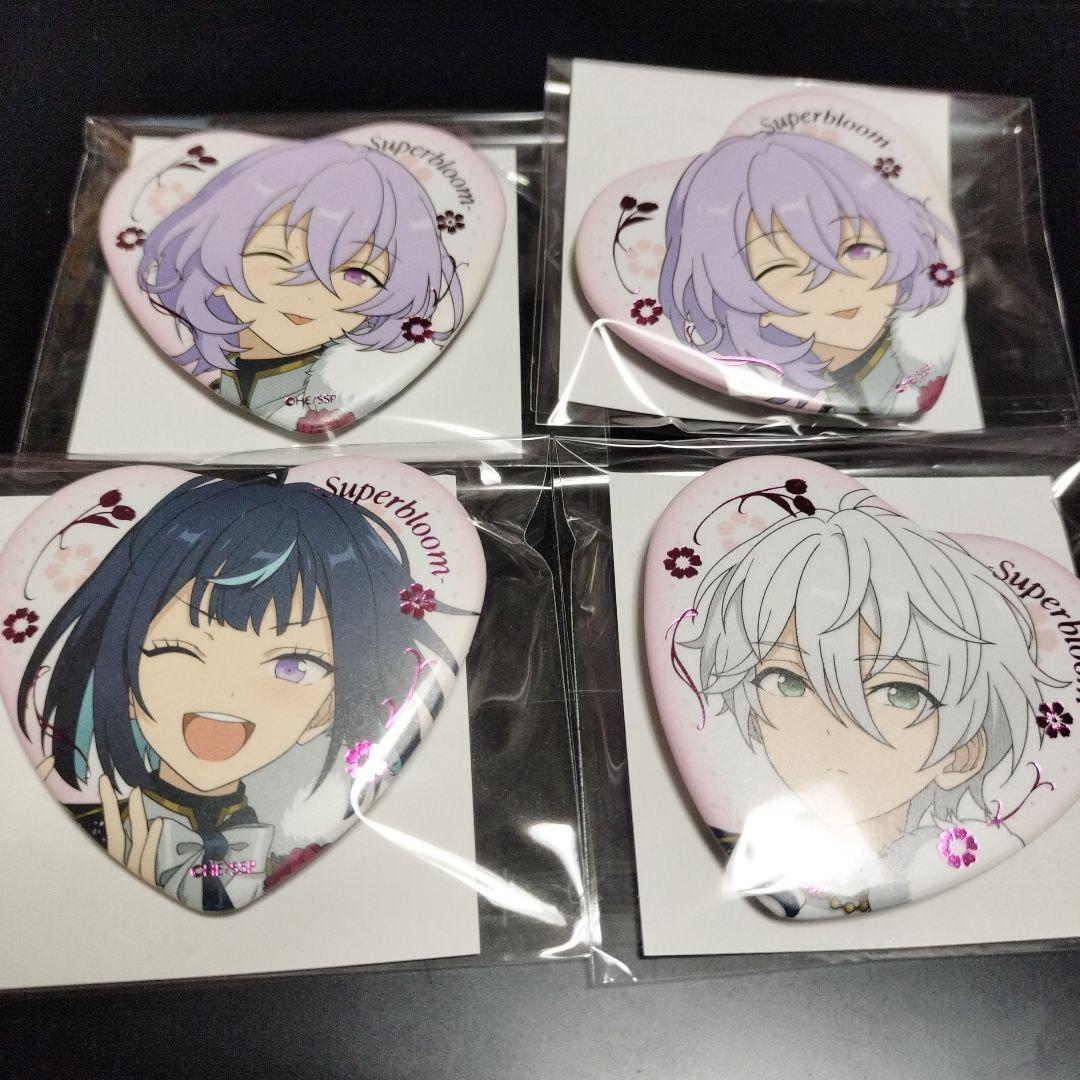 あんスタ】スタフォニ ハート缶バッジ エスプリ ユメ カンナ エス