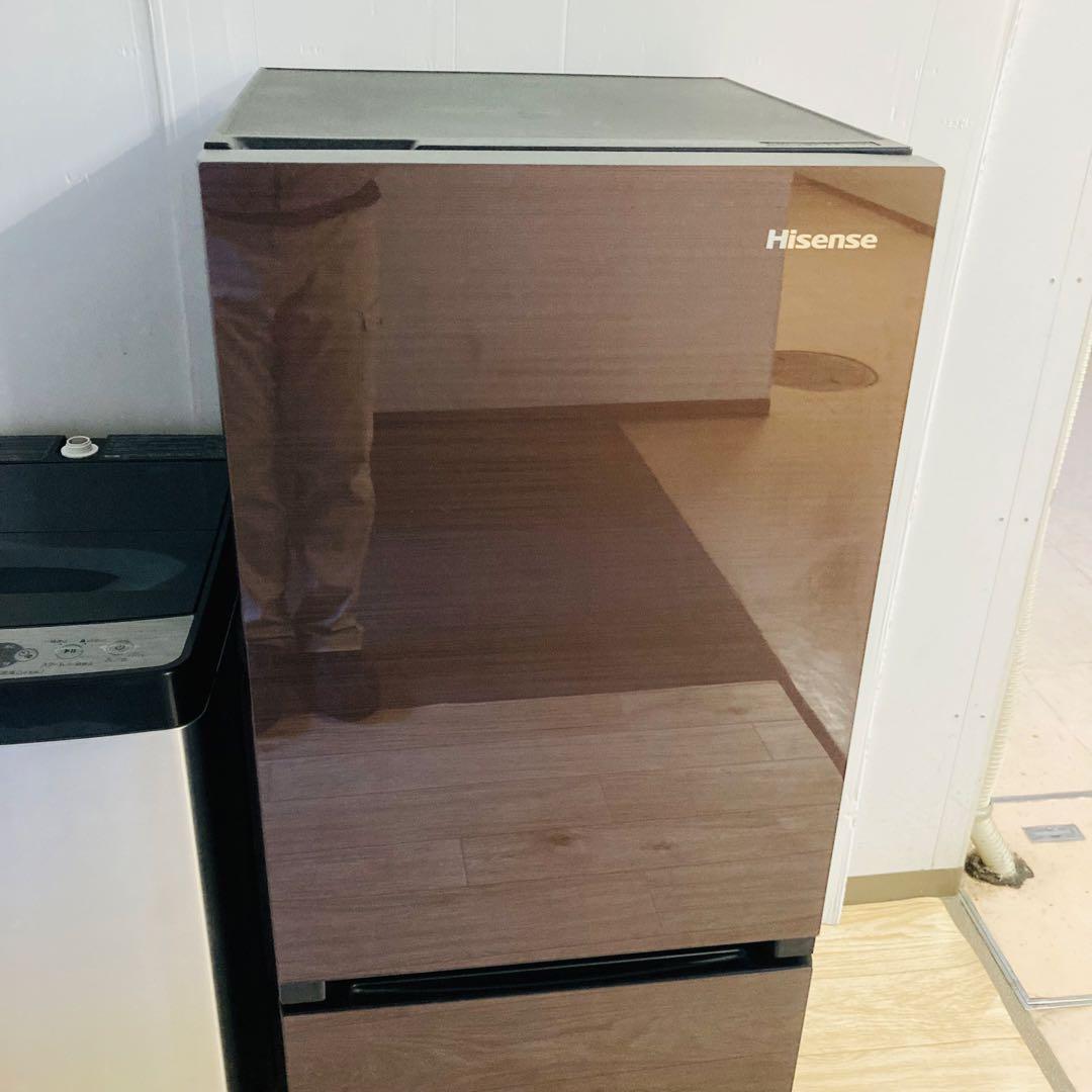 オシャレでカッコいいガラストップ冷蔵庫一人暮らし家電セット大阪、大阪近郊配送無料