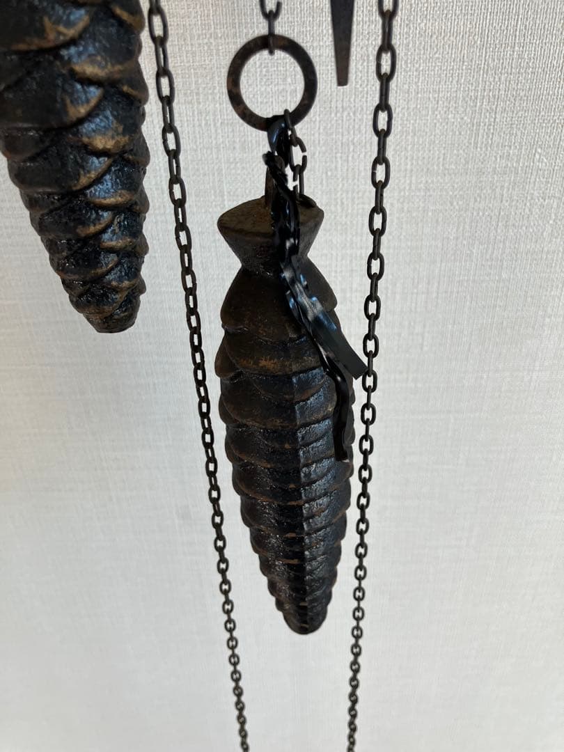 ケ*ン様 鳩時計　分錘式　ミケン時計工業　動作確認済み　ジャンク