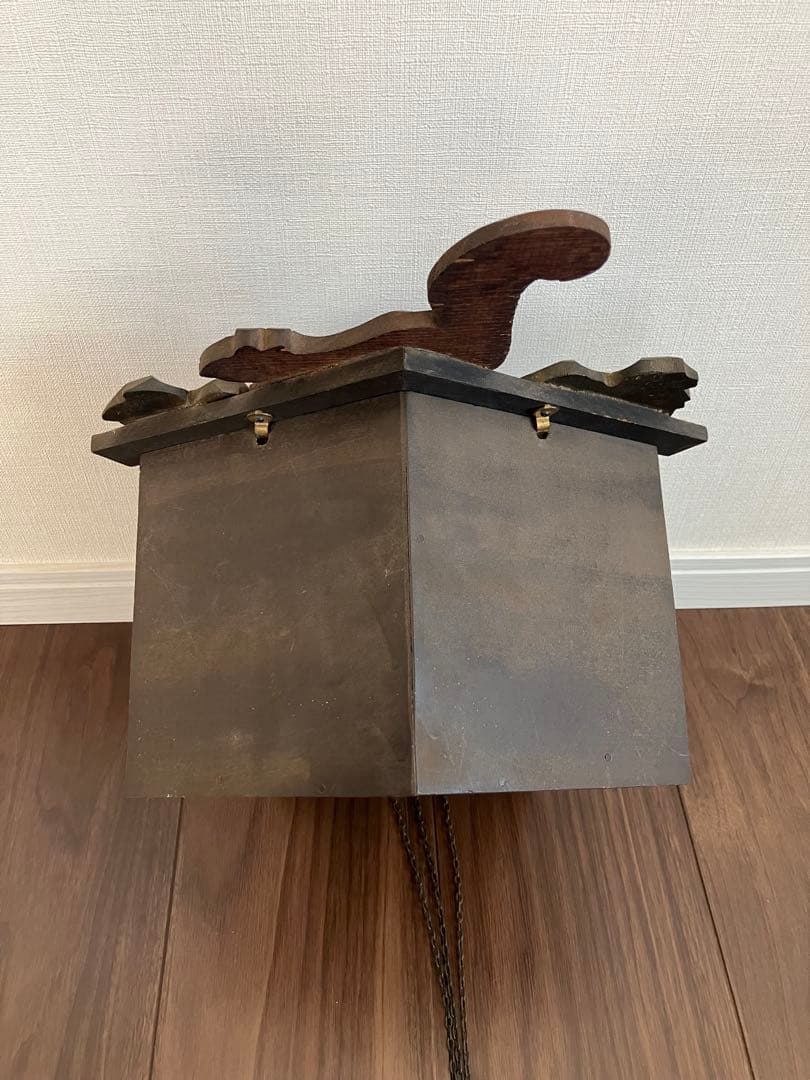 ケ*ン様 鳩時計　分錘式　ミケン時計工業　動作確認済み　ジャンク