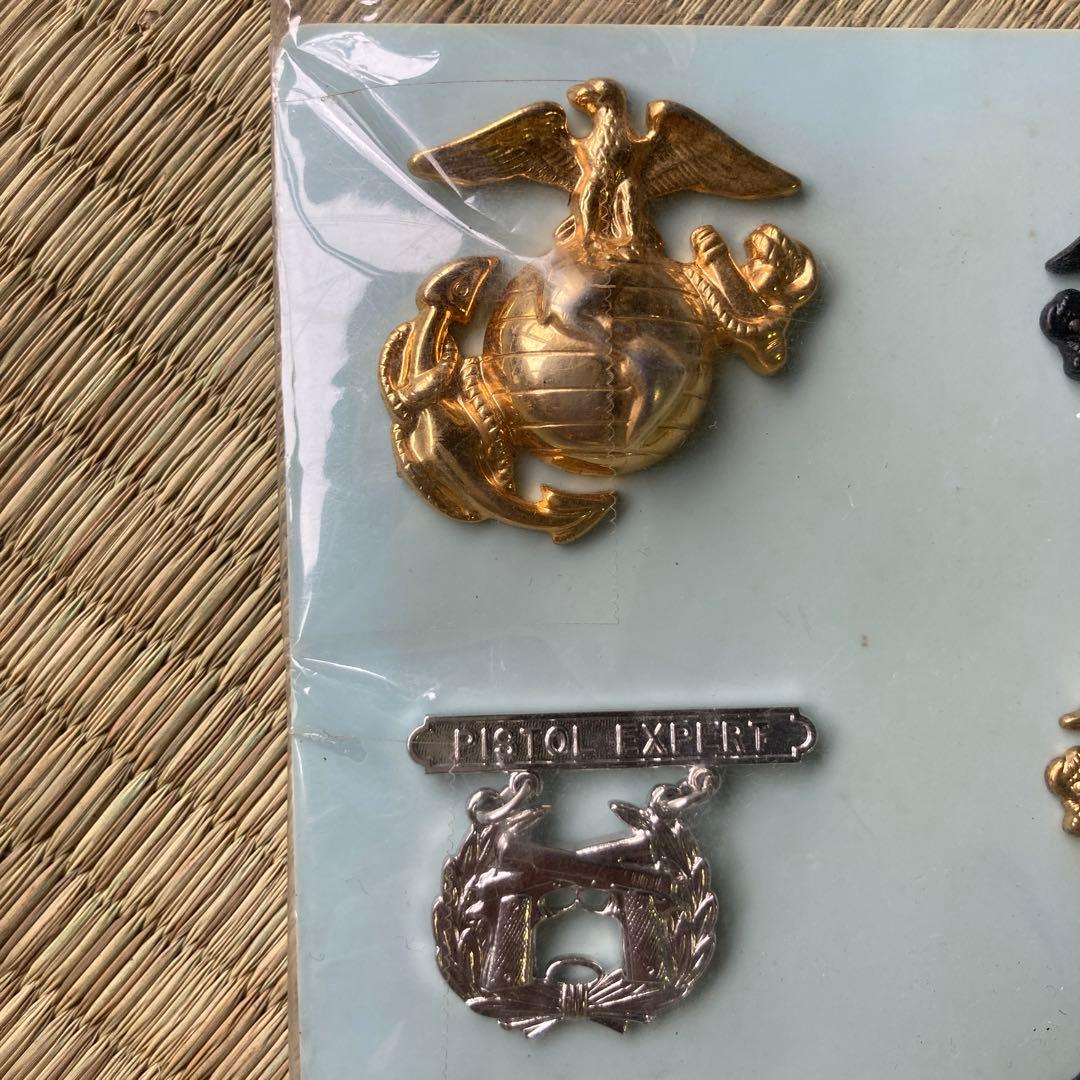 USMC ピンバッジセット台紙付き デッドストック