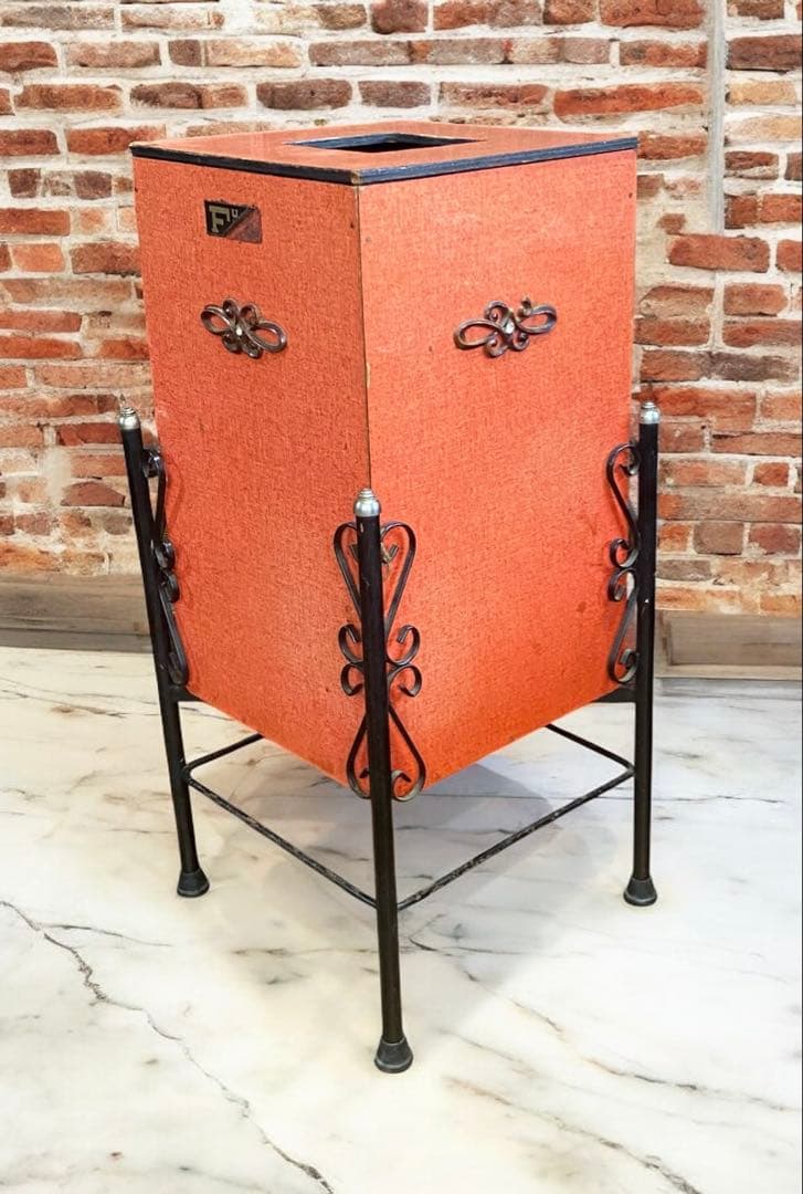 ミッドセンチュリー★藤栄（FUJIスワン）のプランターカバー　ダストボックス 山崎実業 tower 蓋付き目隠し分別ダストワゴン 3分別 ホワイト