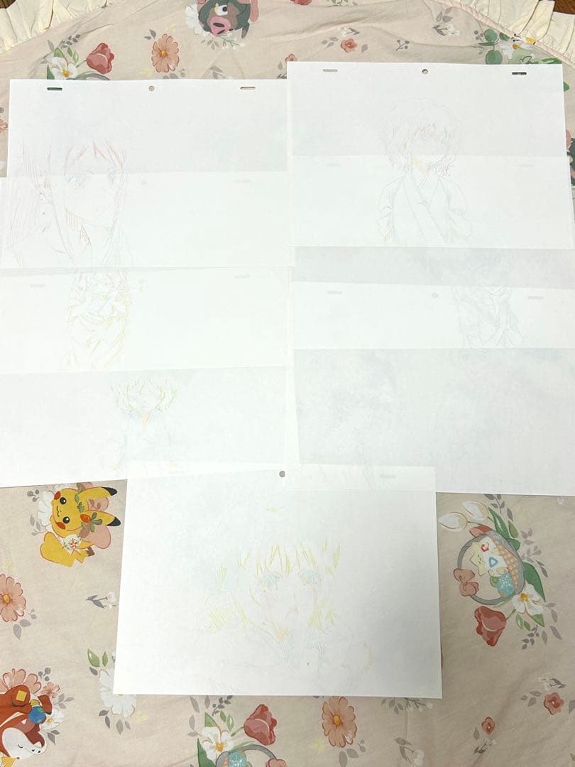 花咲くいろは 劇場版 入場特典 原画 クリアファイル 色紙