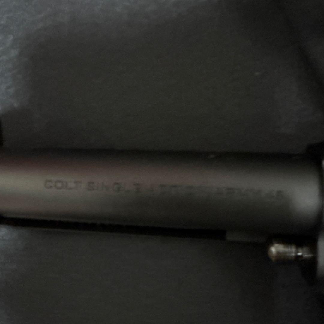 エアリボルバー SAA .45 ブラック/ウッド