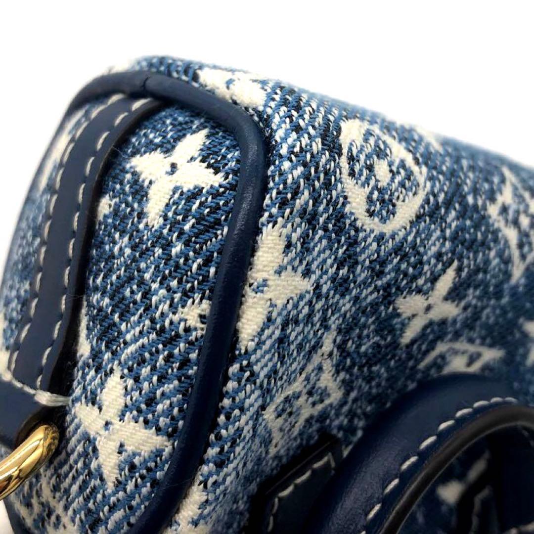 未使用✨ルイヴィトン デニム マイクロチャーム マイクロバッグ ブルー系