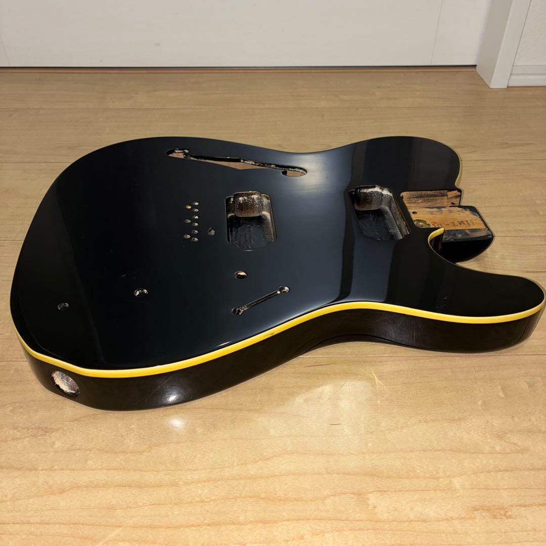フェンダージャパン テレキャスター シンライン ボディ ブラック　HH