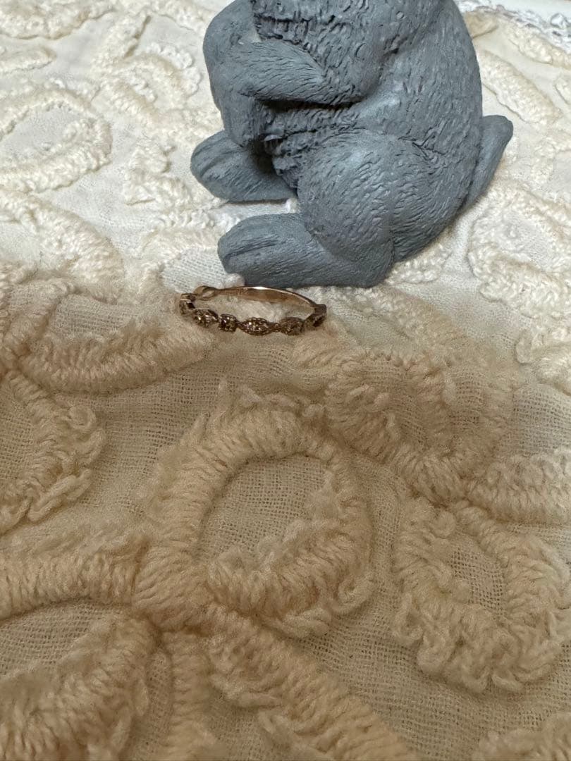 ジ*ク様 ブラウンダイヤ 指輪 10金 ピンクゴールド　リング