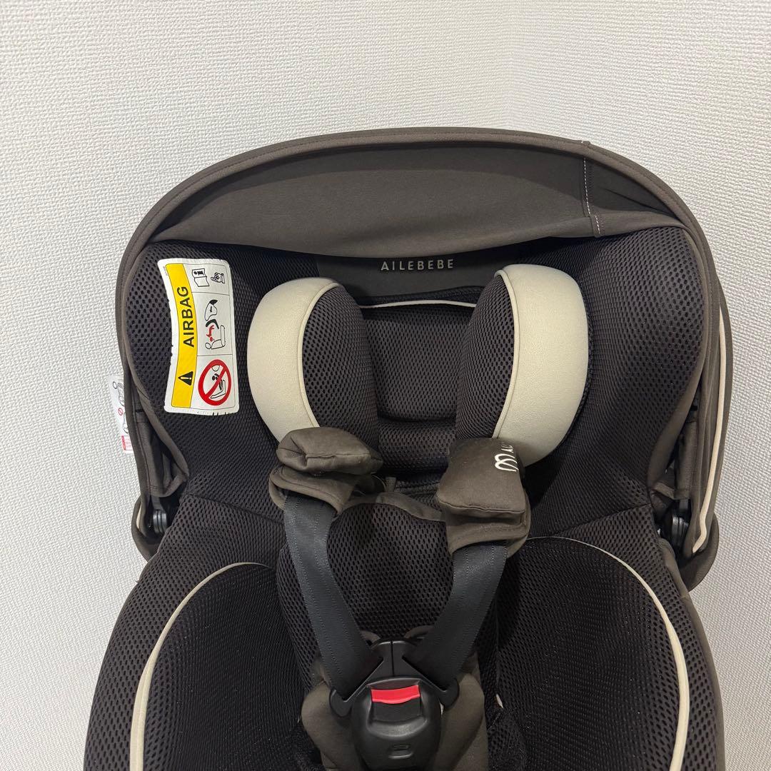 【極美品】エールべべ クルット5i グランスISOFIX最上位モデル ブラウン