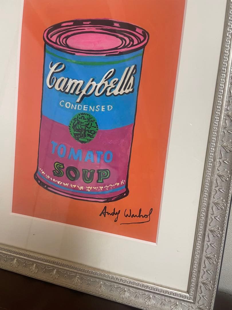 アンディウォーホル財団認定印Campbell’s soupe Can