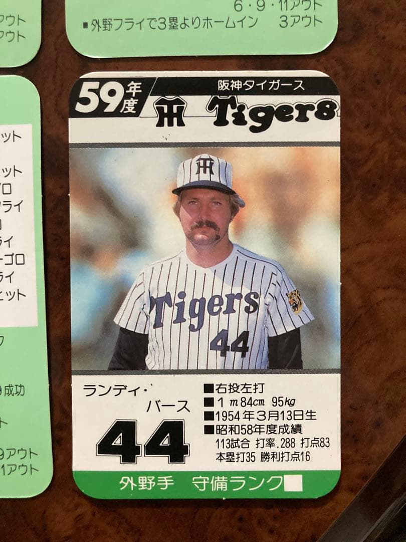 【希少】タカラ　プロ野球カード　阪神タイガース　昭和59年度　全30枚
