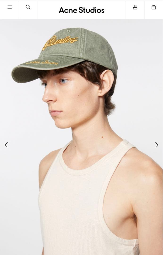 正規品】Acne Studios アクネ ストゥディオズ ロゴ キャッ Acne