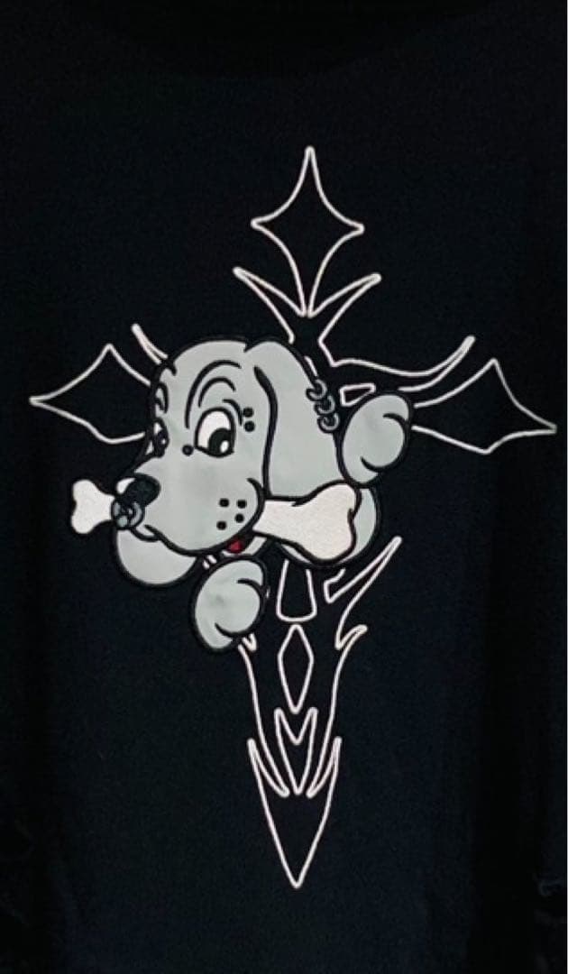 GALFY　ガルフィー　パーカー　オーバーサイズ　ダメージ　大型犬　クロス　猫耳