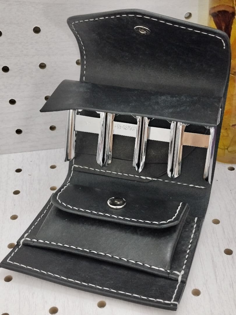 【鉄超人】キャッチャー財布　本革財布　ハンドメイド　ケース