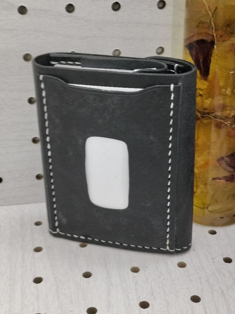 【鉄超人】キャッチャー財布　本革財布　ハンドメイド　ケース